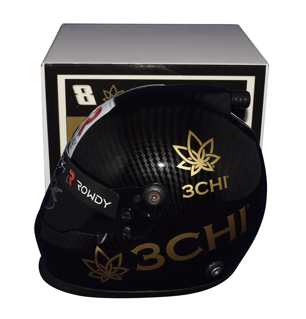 Autographed 2023 Kyle Busch #8 Richard Childress Racing (3Chi Team) Rcr Signed Official Nascar Replica Mini Helmet With Coa 1
