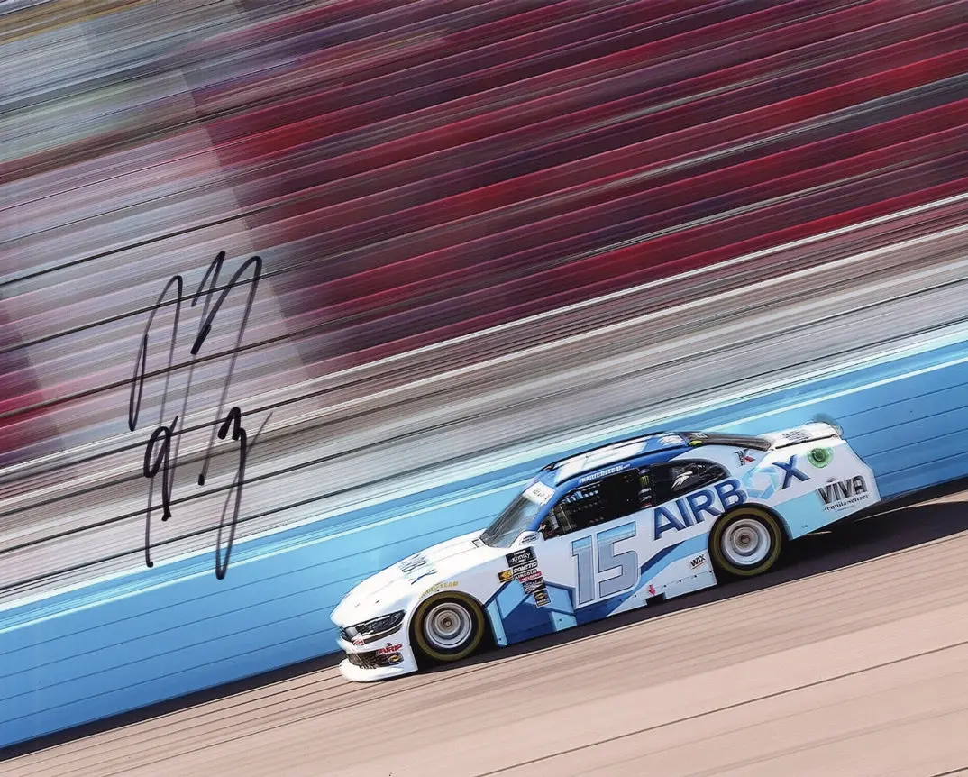 Autographed 2024 Hailie Deegan #15 Airbox Racing Phoenix Raceway (Xfinity Series) Signed 8X10 Inch Picture Nascar Glossy Photo With Coa 1