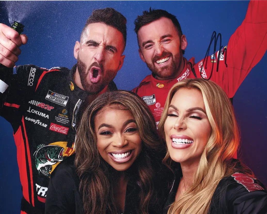 Autographed Austin Dillon 2023 Life In The Fast Lane (Television Show) Rcr Signed 8X10 Inch Picture Nascar Photo With Coa 1