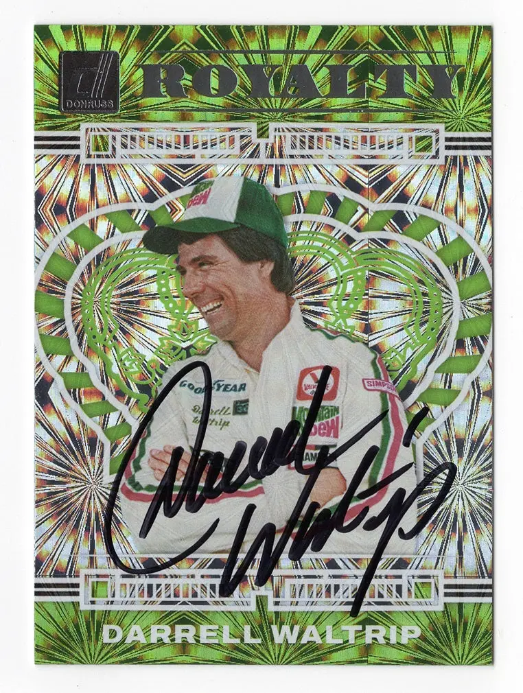 Autographed Darrell Waltrip 2023 Donruss Racing Royalty Rare Insert Signed Nascar Collectible Trading Card With Coa 1