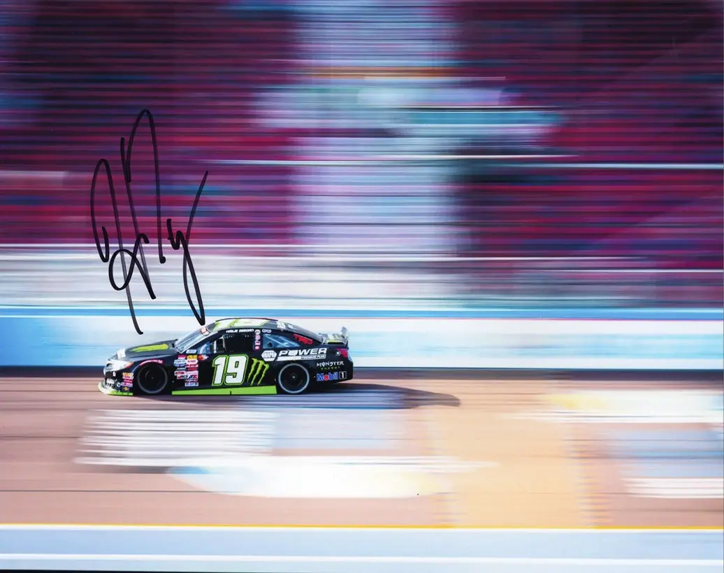 Autographed 2019 Hailie Deegan #19 Monster Racing Phoenix Raceway (K&N Series) Signed 8X10 Inch Picture Nascar Glossy Photo With Coa 1