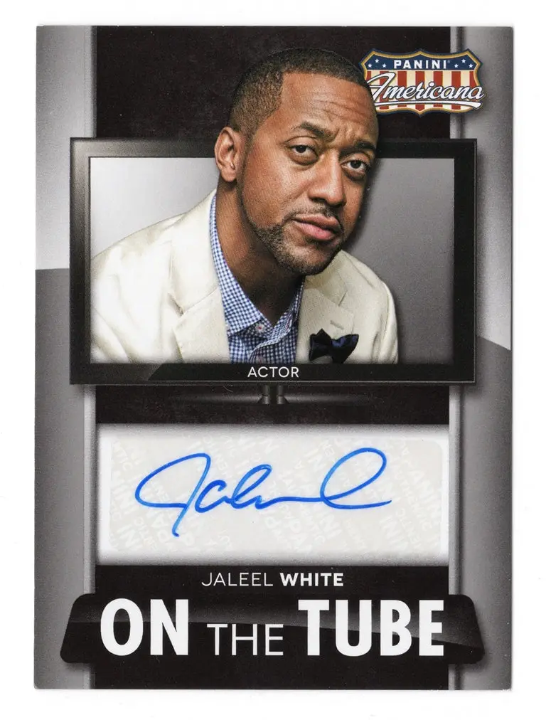 Autographed Jaleel White 2015 Panini Americana Signatures Steve Urkel (Family Matters) Signed Collectible Insert Trading Card 1