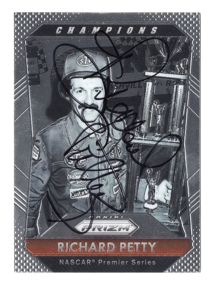 Autographed Richard Petty 2016 Panini Prizm Racing Champions (1979 Daytona 500 Win) Signed Collectible Nascar Trading Card With Coa 1