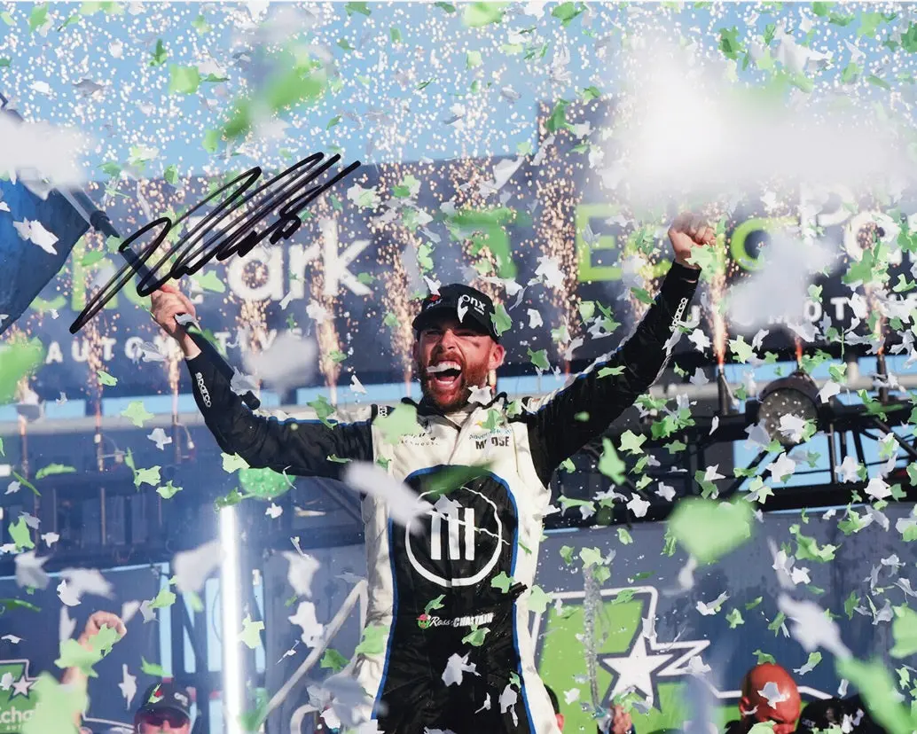 Autographed 2022 Ross Chastain #1 Trackhouse Cota Race Win (Circuit Of The Americas) Signed 8X10 Inch Picture Nascar Glossy Photo With Coa 1