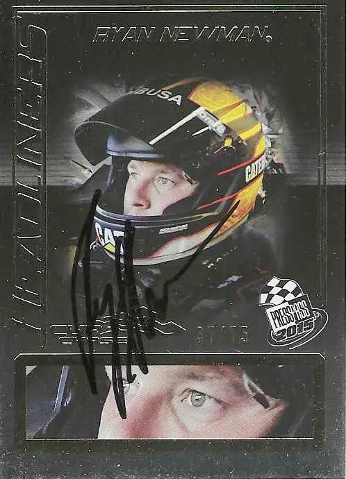 Autographed Ryan Newman 2015 Press Pass Cup Chase Edition Headliners Rare Parallel Insert Signed Collectible Nascar Trading Card #67/75 With Coa 1