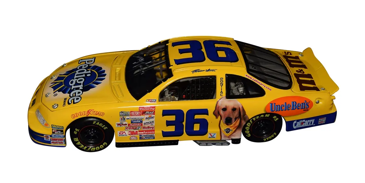 Autographed 1999 Ernie Irvan #36 Pedigree Racing (Winston Cup Series) Vintage Mac Tools Club Signed Action 1/24 Scale Diecast Car With Coa 2