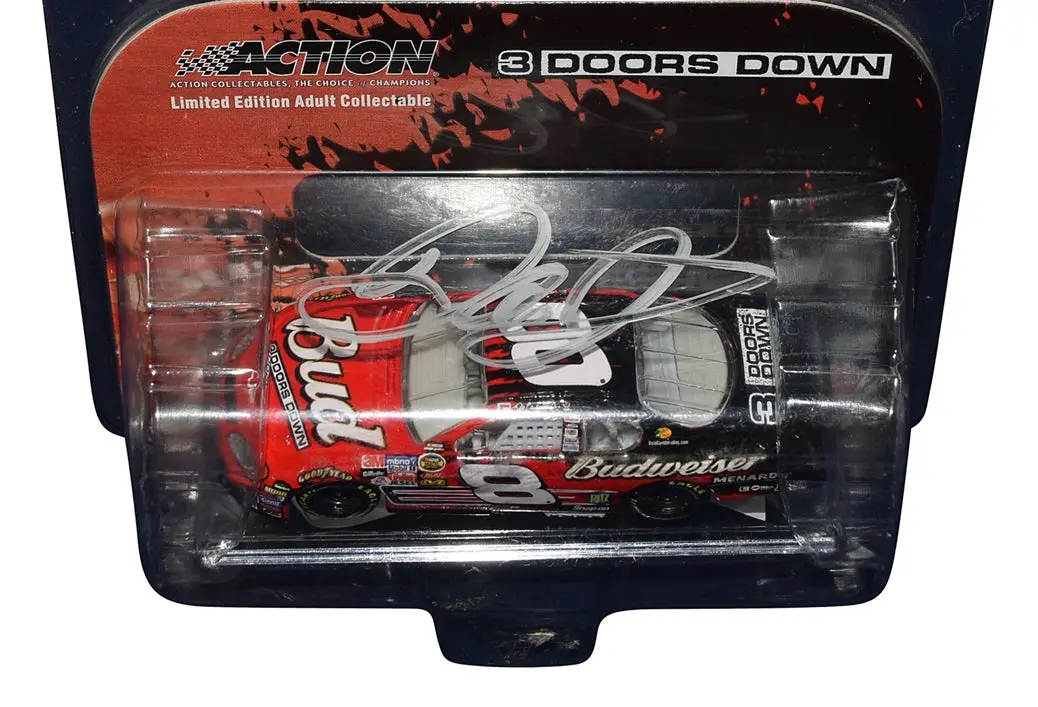 Autographed 2005 Dale Earnhardt Jr. #8 Budweiser 3 Doors Down (Chevy Rock & Roll) Signed Action 1/64 Scale Nascar Diecast Car With Coa 2
