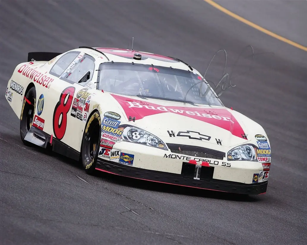 Autographed 2006 Dale Earnhardt Jr. #8 Budweiser Racing Father's Day (Michigan Race) Signed 8X10 Inch Nascar Glossy Photo With Coa 1