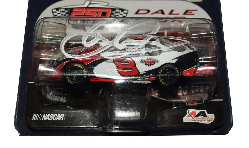 Autographed 2006 Dale Earnhardt Jr. #8 Nascar 250 Consecutive Nextel Cup Starts (Charlotte) Signed Action 1/64 Scale Nascar Diecast Car With Coa 2