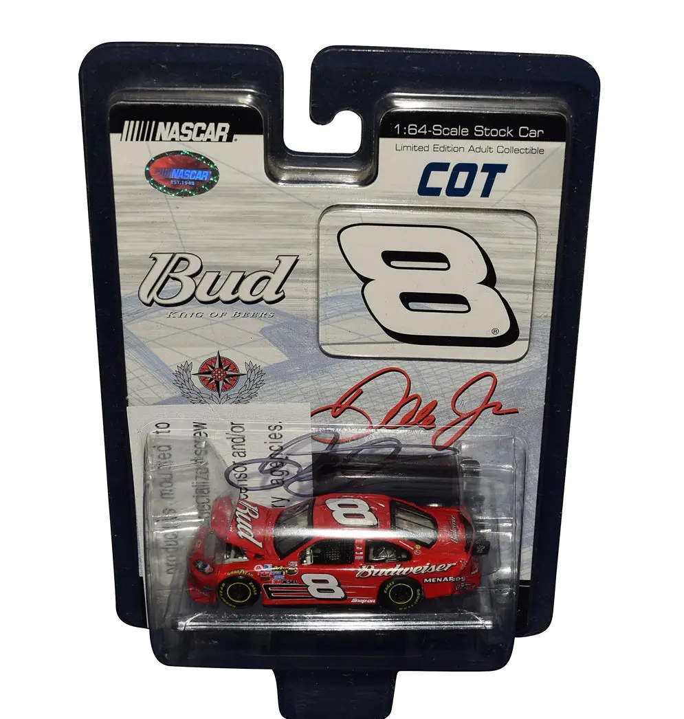 Autographed 2007 Dale Earnhardt Jr. #8 Budweiser Racing (Cot Car) Signed Motorsports Authentics Drivers Select 1/64 Scale Nascar Diecast Car With Coa 1