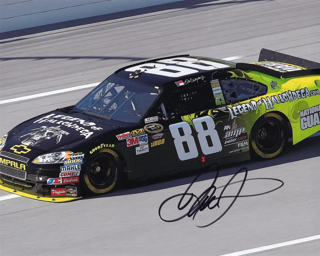 Autographed 2010 Dale Earnhardt Jr. #88 Amp Energy Juice Legend Of Hallowdega (Talladega Race) Signed 8X10 Inch Nascar Glossy Photo With Coa 1