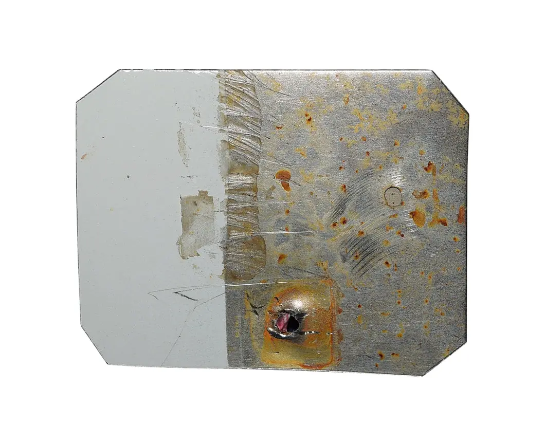 Autographed 2021 Kevin Harvick #4 Busch Beer Racing Race Used Sheet Metal (Martinsville Speedway) 3-Color Logo Piece Signed Nascar Collectible With Coa 2