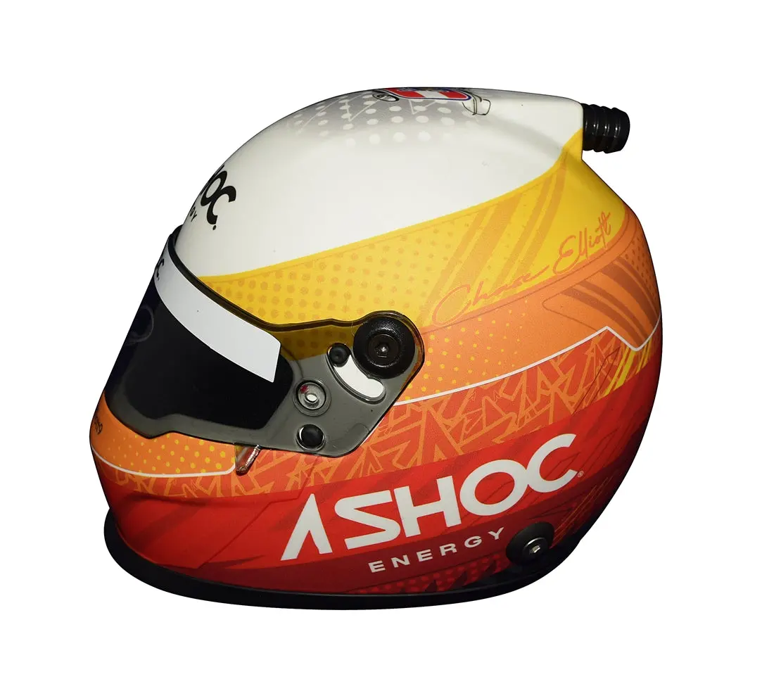 Autographed 2022 Chase Elliott #9 Ashoc Energy Racing (Hendrick Motorsports) Signed Official Nascar Replica 1/2 Scale Mini Helmet With Coa 1