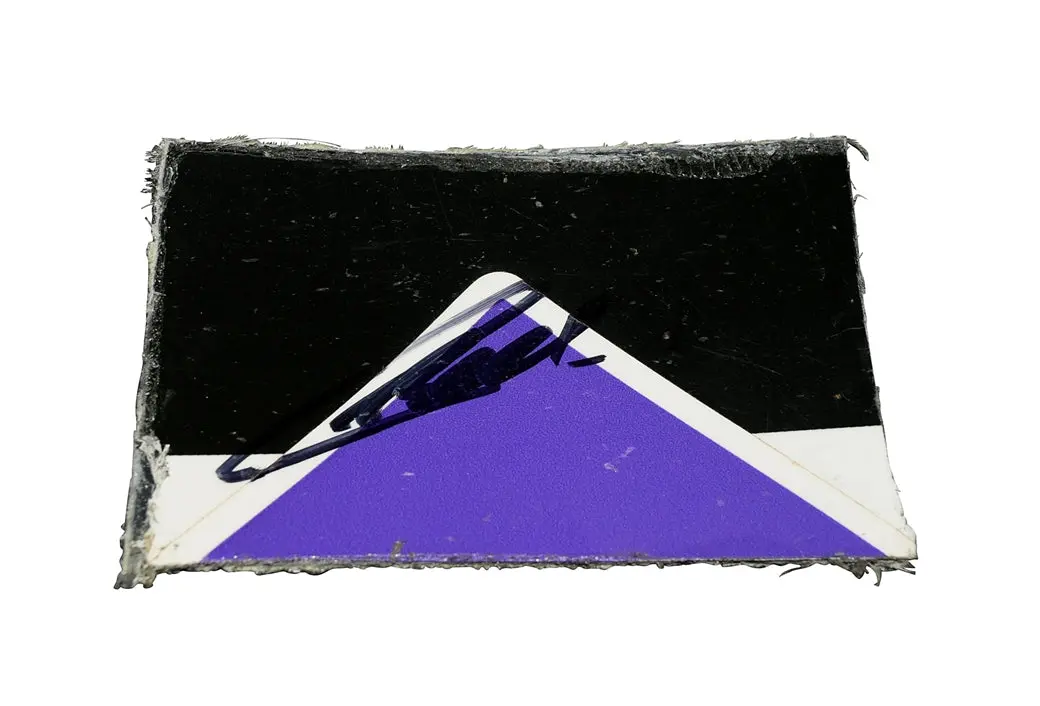 Autographed 2022 Christopher Bell #20 Rheem Racing Race-Used Sheetmetal (Las Vegas Speedway) 3-Color Purple Signed Nascar Collectible With Coa 1