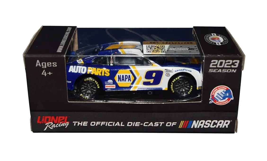 Autographed 2023 Chase Elliott #9 Napa Racing (Next Gen Camaro) Hendrick Motorsports Signed Lionel Action 1/64 Scale Nascar Diecast Car With Coa 2