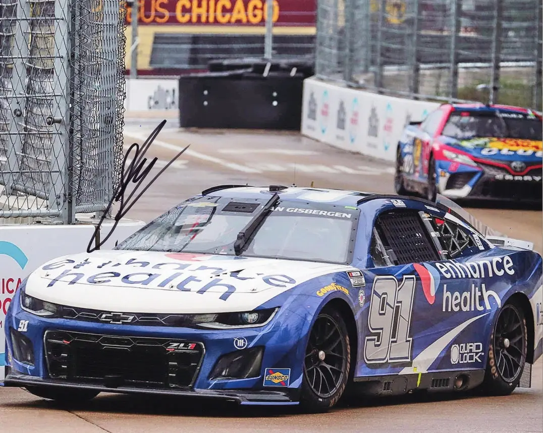 Autographed 2023 Shane Van Gisbergen #91 Enhance Health Chicago Street Race Win (Trackhouse Team) Svg Signed 8X10 Inch Nascar Glossy Photo With Coa 1