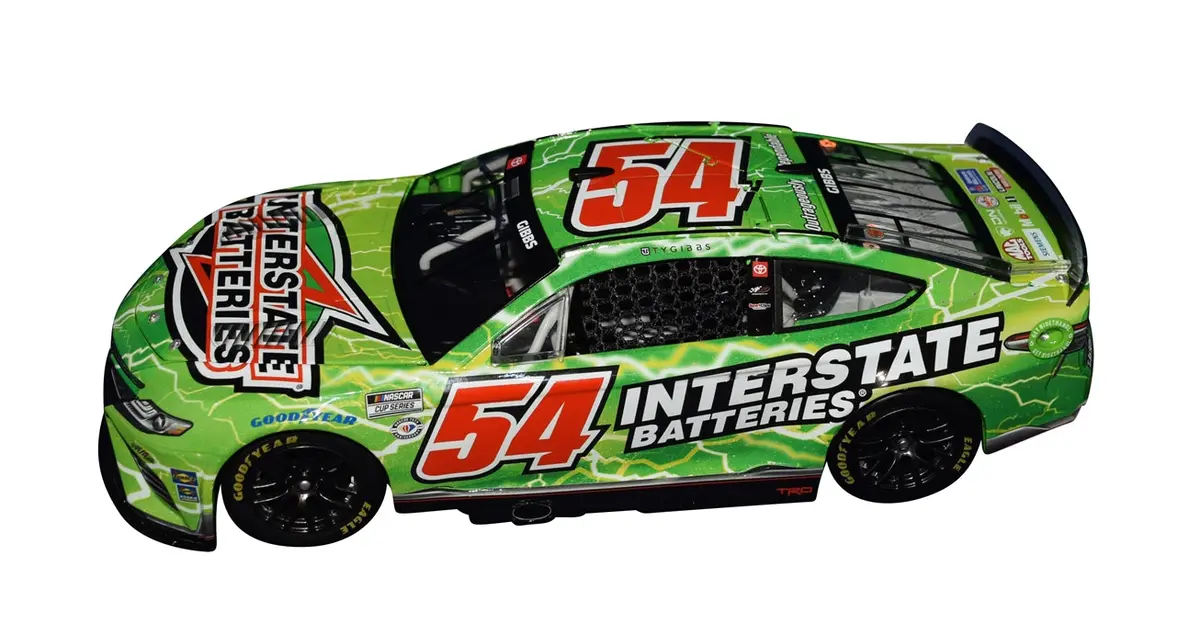 Autographed 2023 Ty Gibbs #54 Interstate Batteries Racing (Joe Gibbs Toyota) Rookie Season Signed Lionel 1/24 Scale Nascar Diecast With Coa (1 Of Only 768 Produced) 2