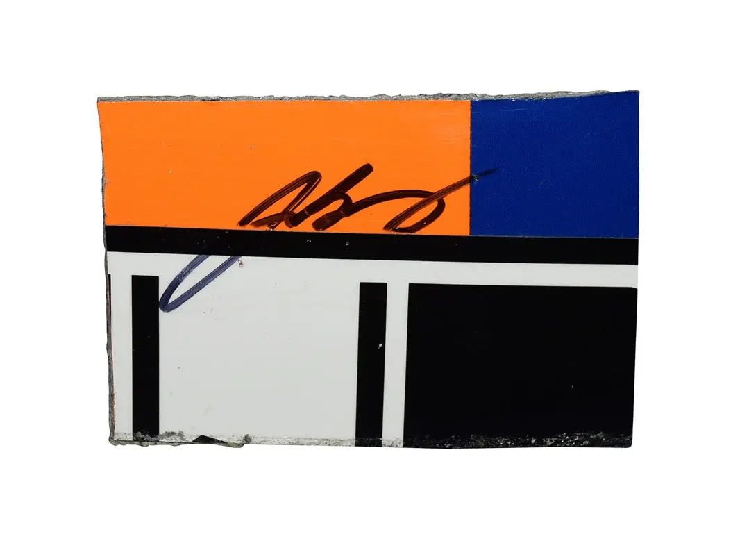 Autographed 2024 Josh Berry #4 Sunny D Racing Race Used Sheet Metal (Bristol Race) 4-Color Piece Signed Nascar Collectible With Coa 1