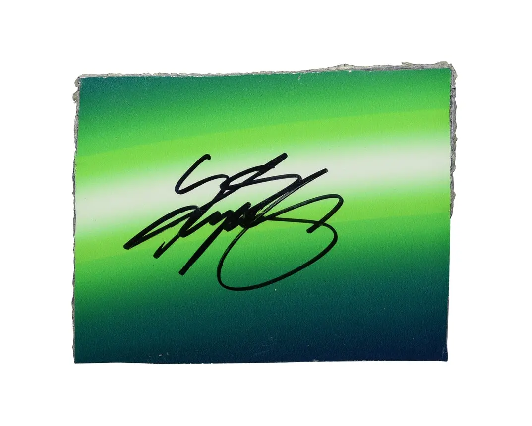 Autographed 2024 Kyle Busch #8 Zone Racing Race Used Sheet Metal (Sonoma Car) Rcr 4-Color Piece Signed Nascar Collectible With Coa 1
