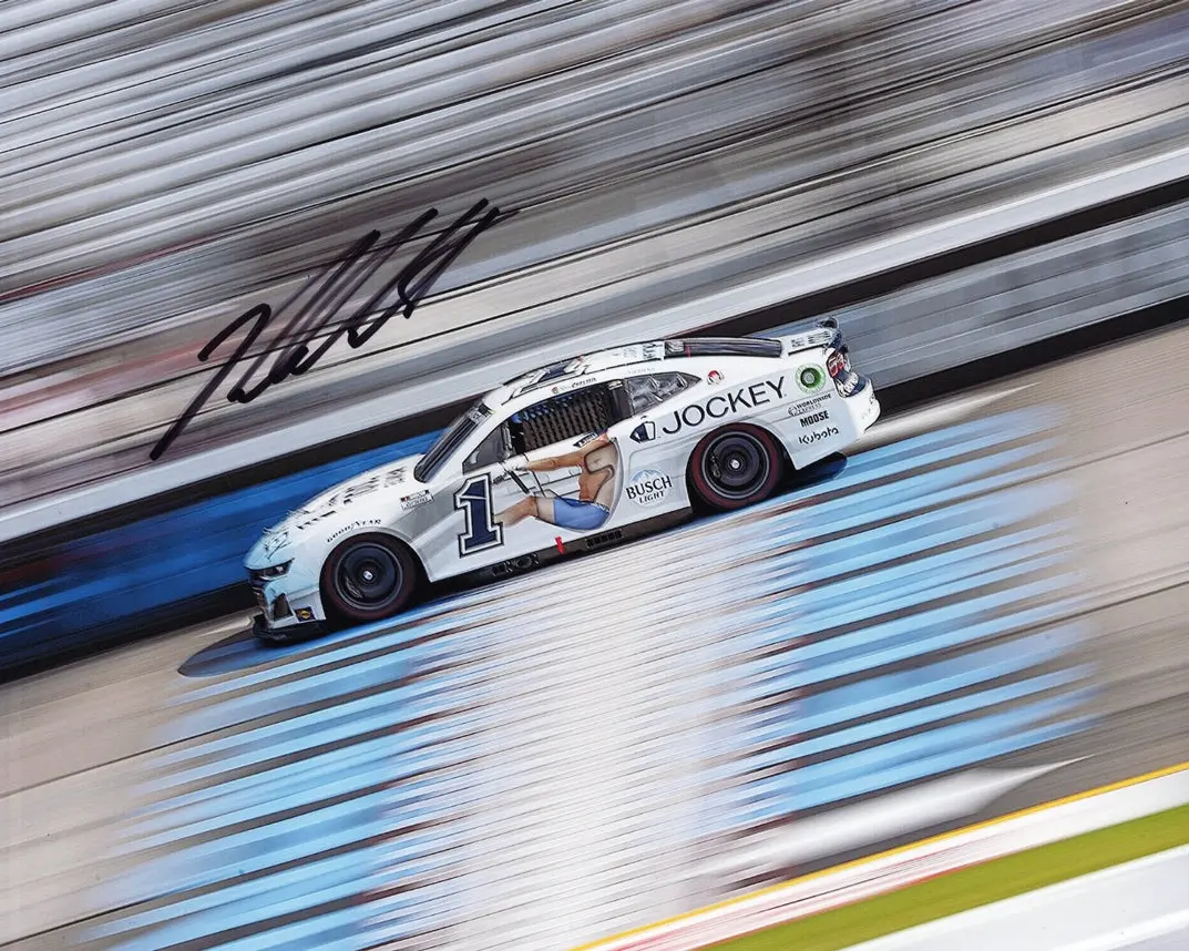 Autographed 2024 Ross Chastain #1 Jockey Racing See-Through Car (Richmond Raceway) Trackhouse Signed 8X10 Inch Nascar Glossy Photo With Coa 1