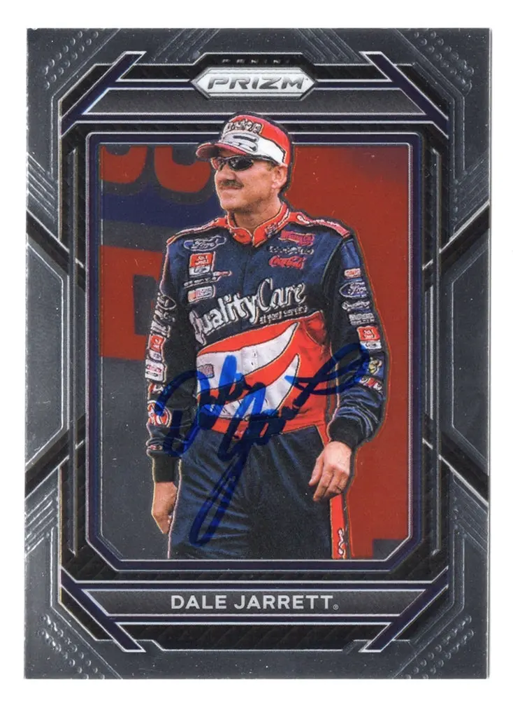 Autographed Dale Jarrett 2023 Panini Prizm Racing (#88 Quality Care Team) Signed Nascar Collectible Trading Card With Coa 1