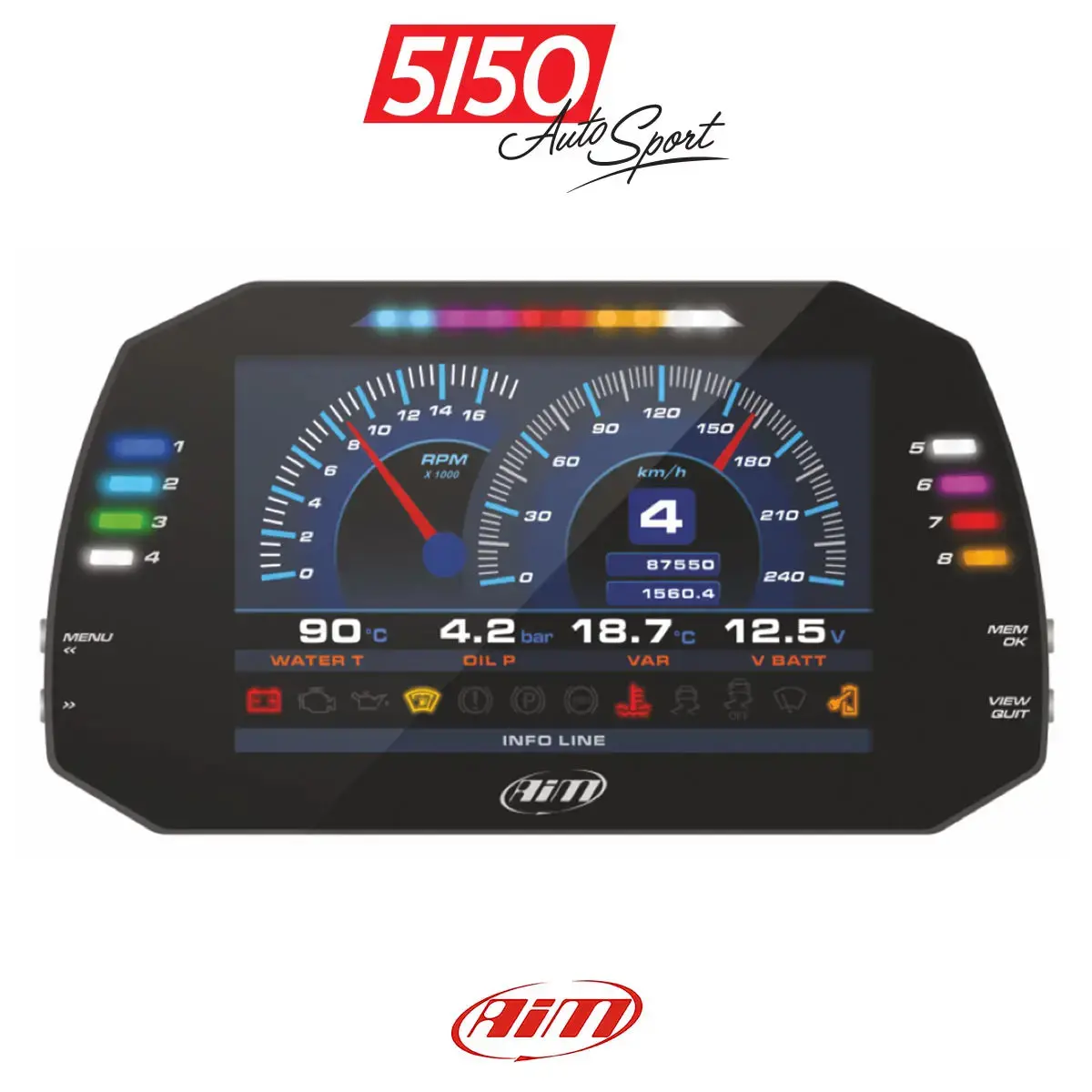 Aim Sports Mxg Strada 7" Dash - Race Edition 1