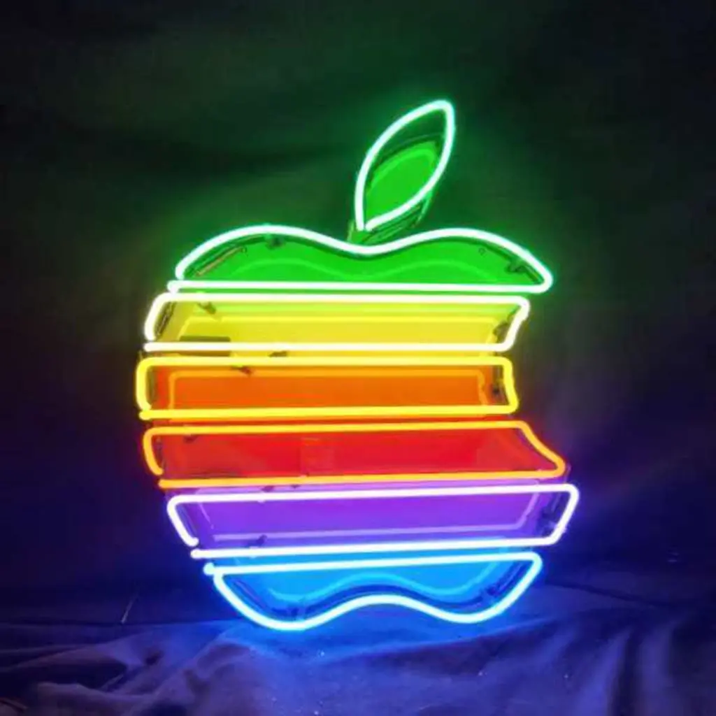 Apple Company Logo Real Neon Signs 1