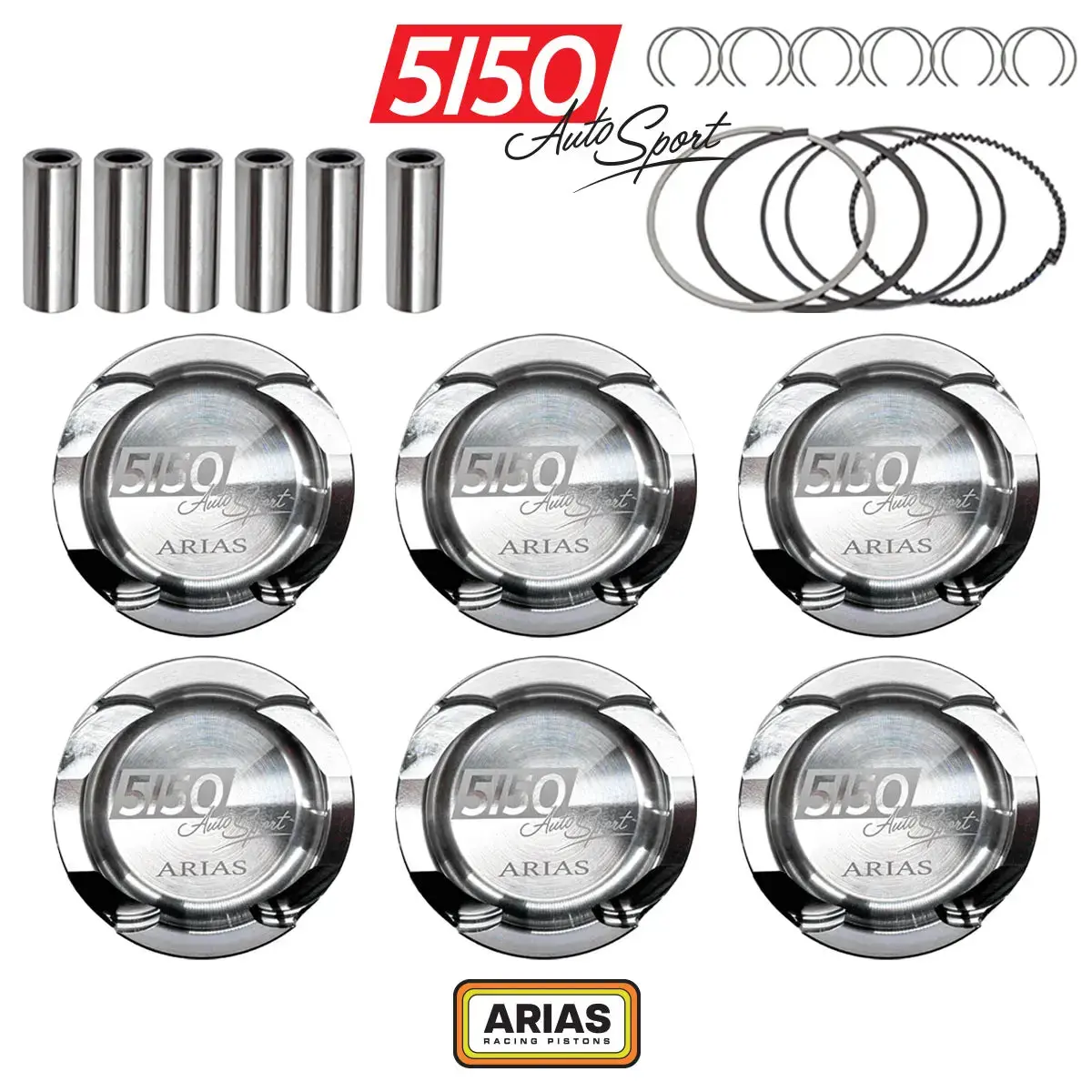 Bmw N54 Piston Set By Arias 1