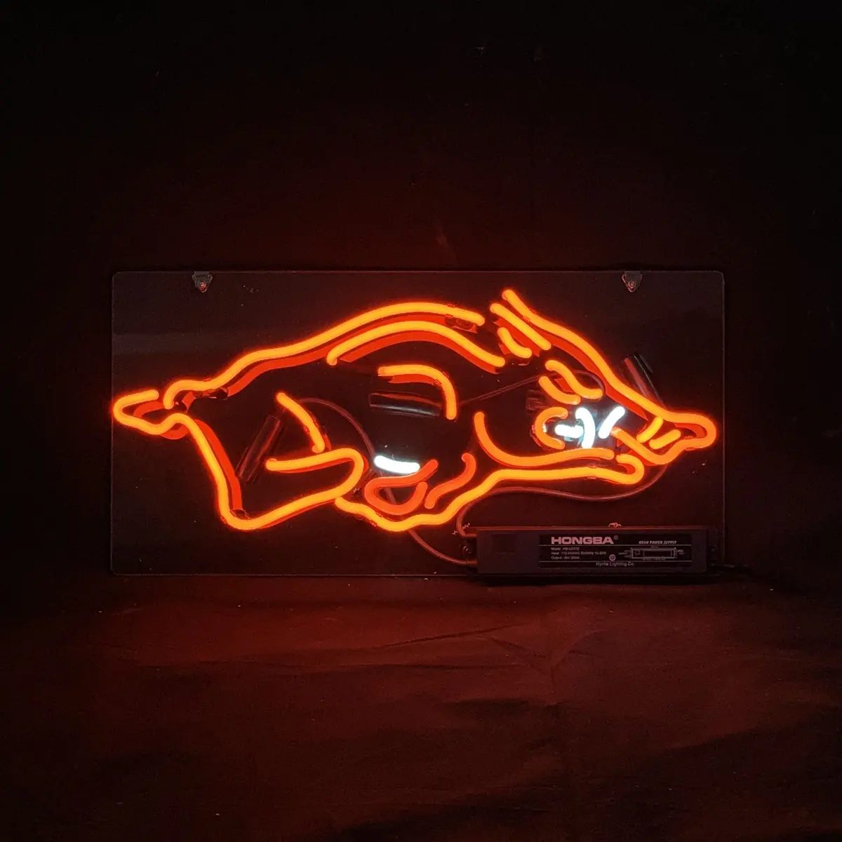 Arkansas Razorbacks Sport Logo Neon Signs Light 1