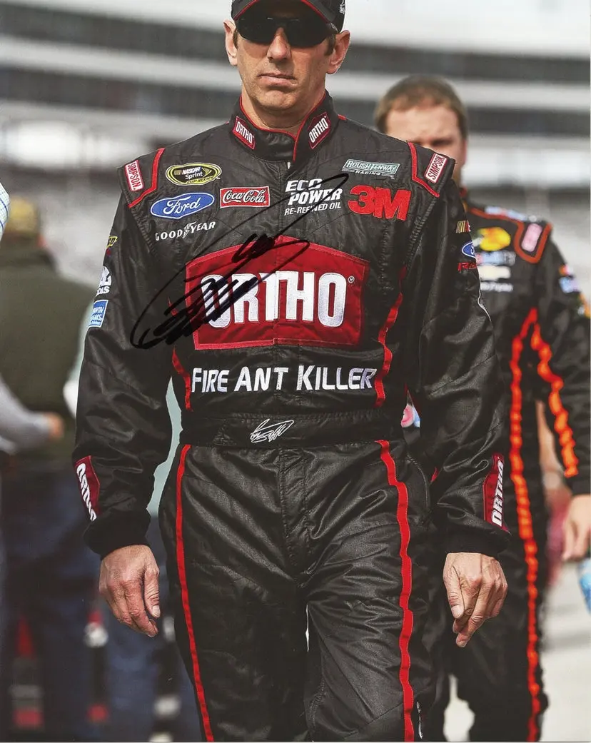 Autographed 2015 Greg Biffle #16 Roush-Fenway Racing - Atlanta Motor Speedway (Pit Road) Signed 8X10 Inch Picture Nascar Glossy Photo With Coa 1