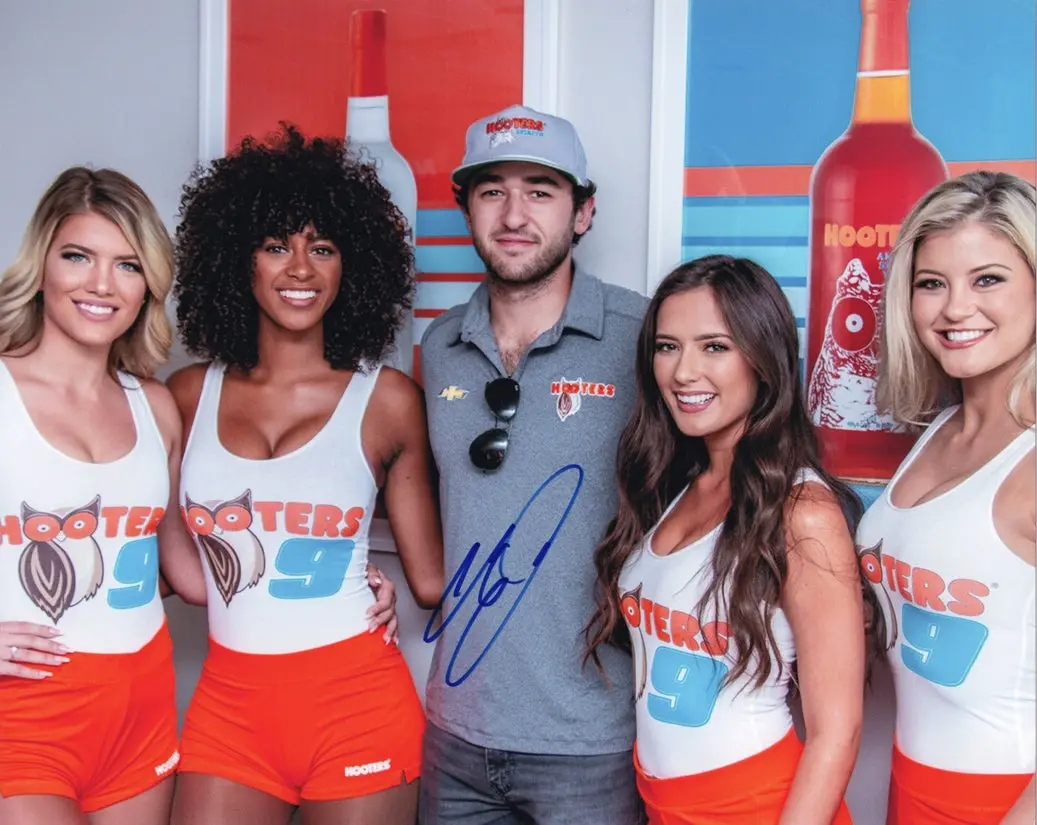 Autographed 2020 Chase Elliott #9 Hooters Spirits Racing (Hooter Girls) Signed 8X10 Inch Picture Nascar Glossy Photo With Coa 1