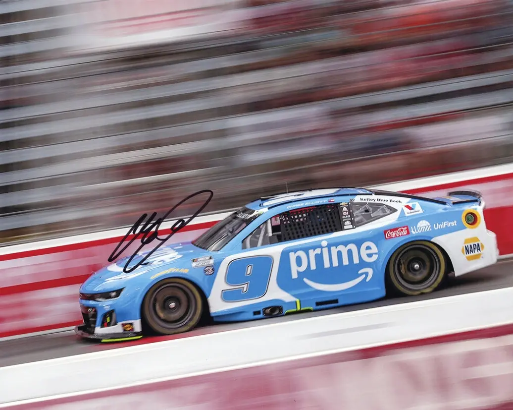 Autographed 2025 Chase Elliott #9 Prime Racing (Hendrick Motorsports) Chevy Camaro Signed 8X10 Inch Picture Nascar Glossy Photo With Coa 1