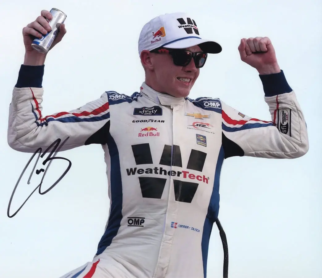Autographed 2025 Connor Zilisch #88 Weather Tech Racing - Circuit Of The Americas Winner Signed 8X10 Inch Picture Nascar Glossy Photo With Coa 1