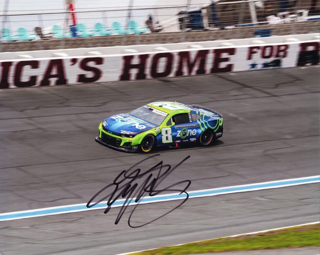 Autographed 2025 Kyle Busch #8 Zone Racing - Charlotte Motor Speedway (Coca-Cola 600 Race) Signed 8X10 Inch Picture Nascar Glossy Photo With Coa 1