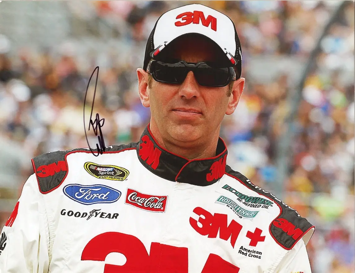 Autographed Greg Biffle #16 Roush-Fenway Racing (3M Driver) Driver Introductions Pre-Race Signed 9X11 Inch Picture Nascar Glossy Photo With Coa 1
