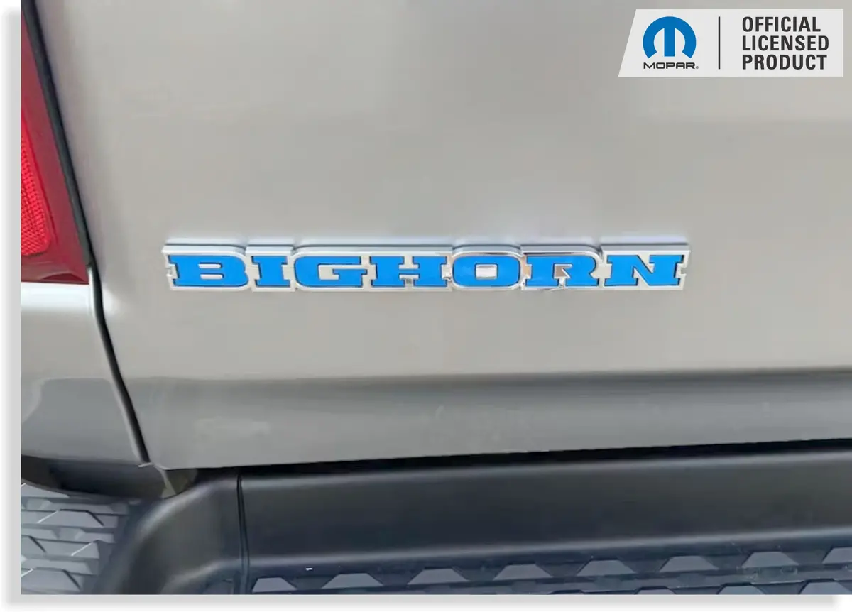 Bighorn Emblem Inlay Decal - 2019-2026 Ram Big Horn 1