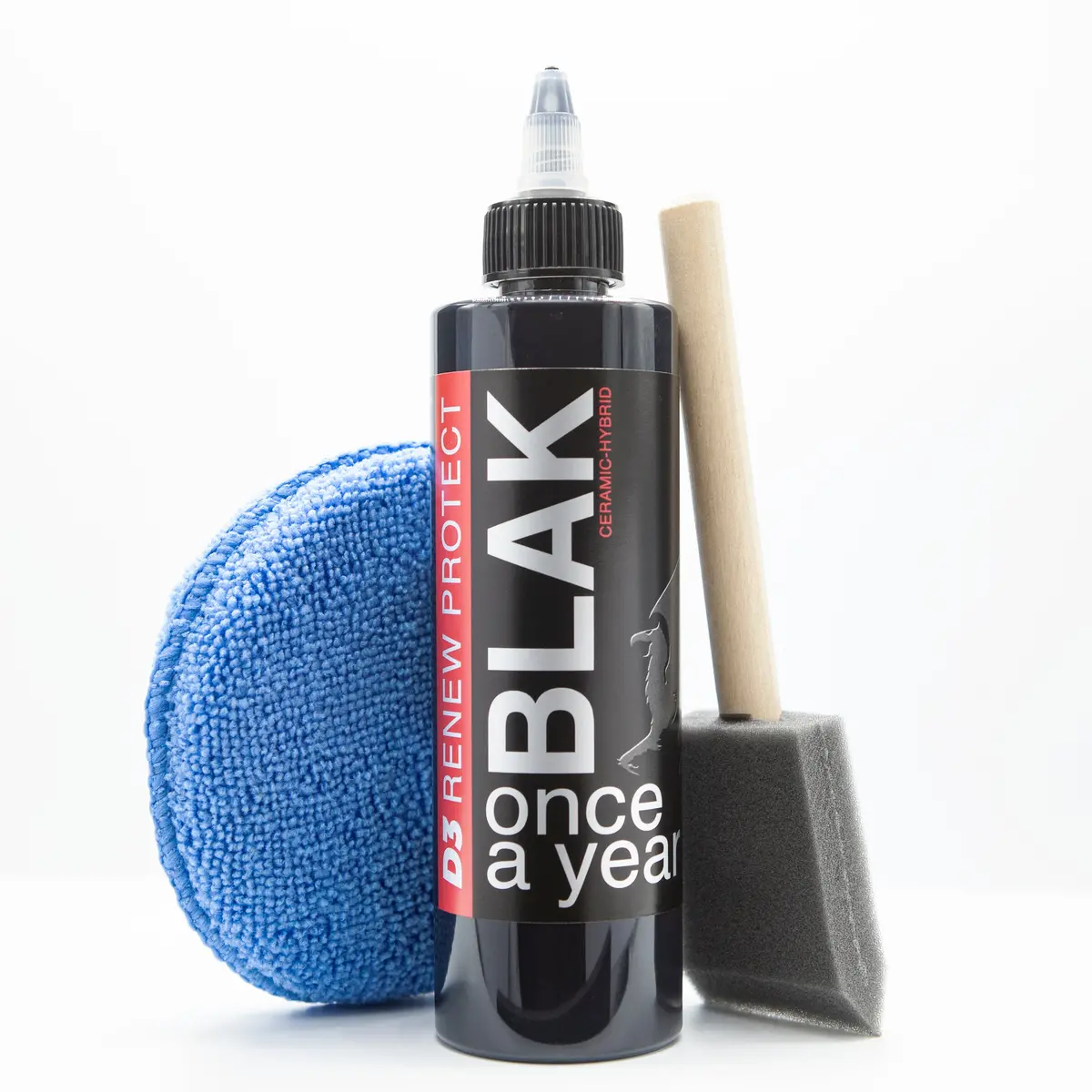 Blak Full Kit, Semi-Permanent Protectant | Ceramic Hybrid Oem Restoration, Dry Rot Prevention, Car, Rv, Aircraft, Motorcycle, Atv & Golf Cart | Dry-Seal Safe! 1