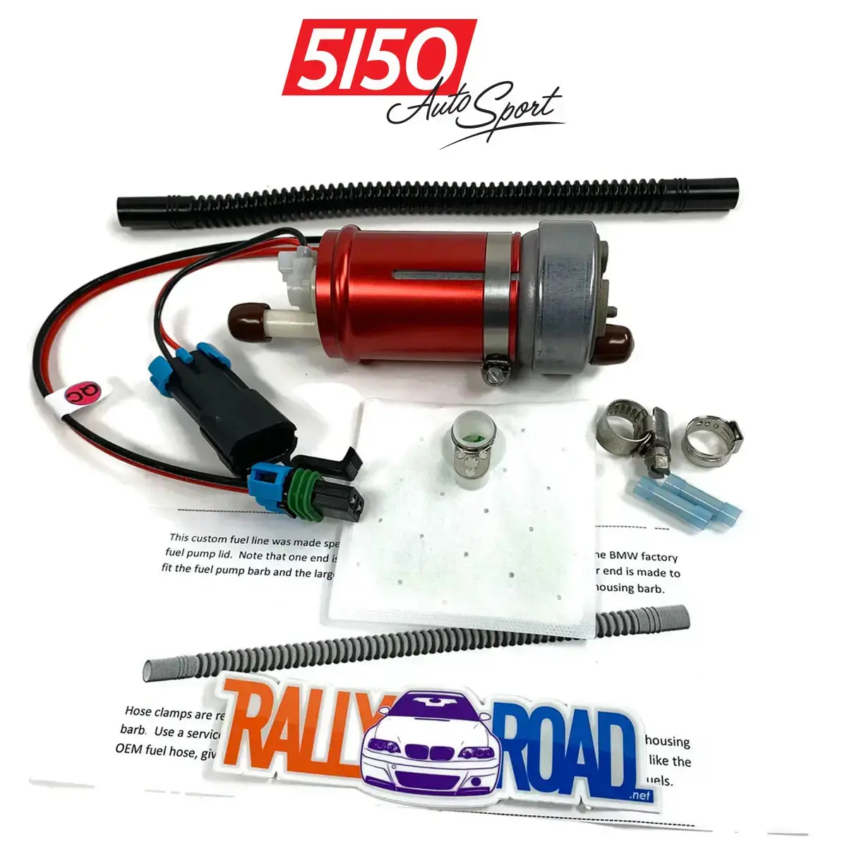 Rally Road Walbro 485 Fuel Pump Kit, Bmw E46 Non-M 1