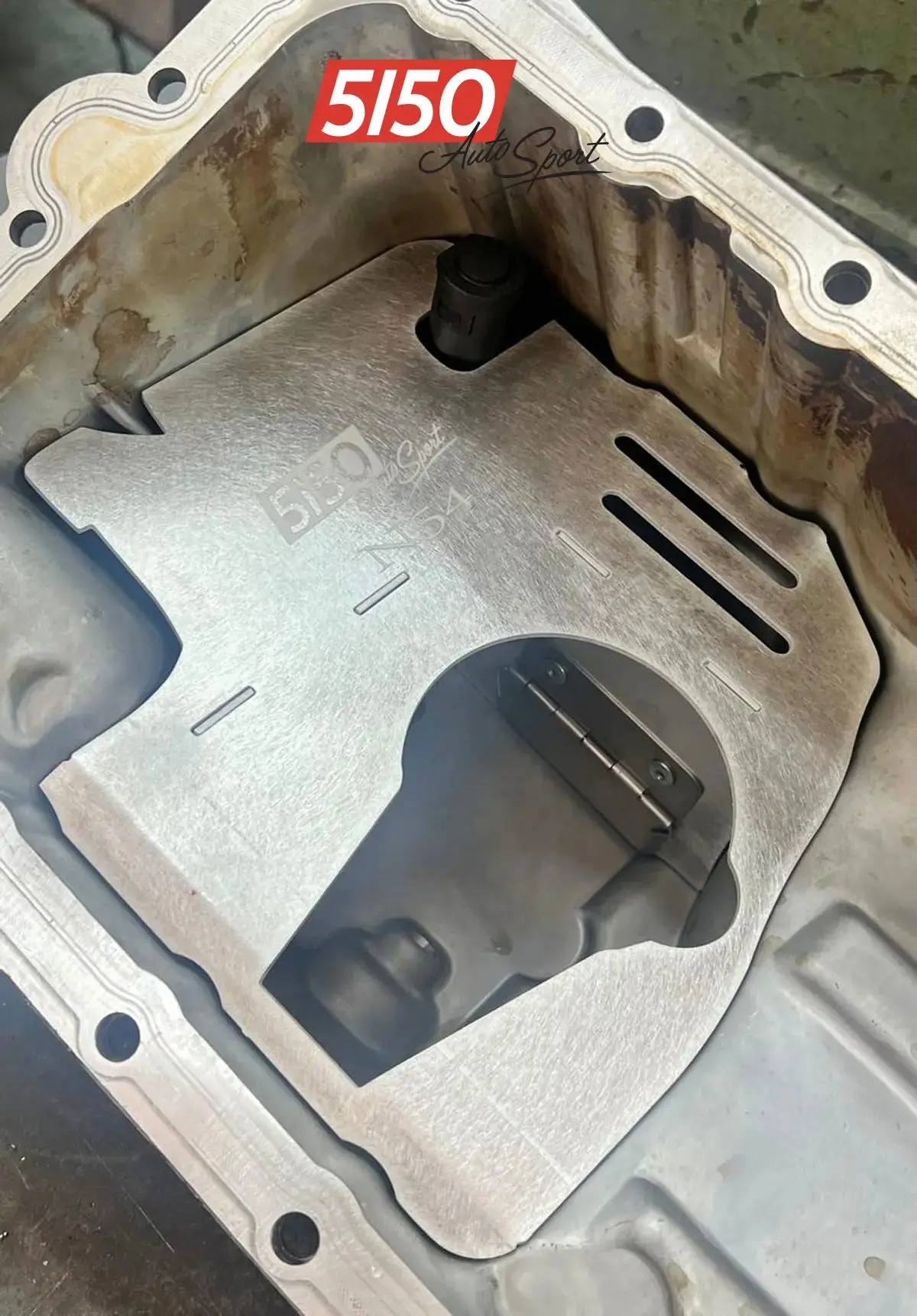 N54 Oil Pan Baffle By 5150 Autosport 1