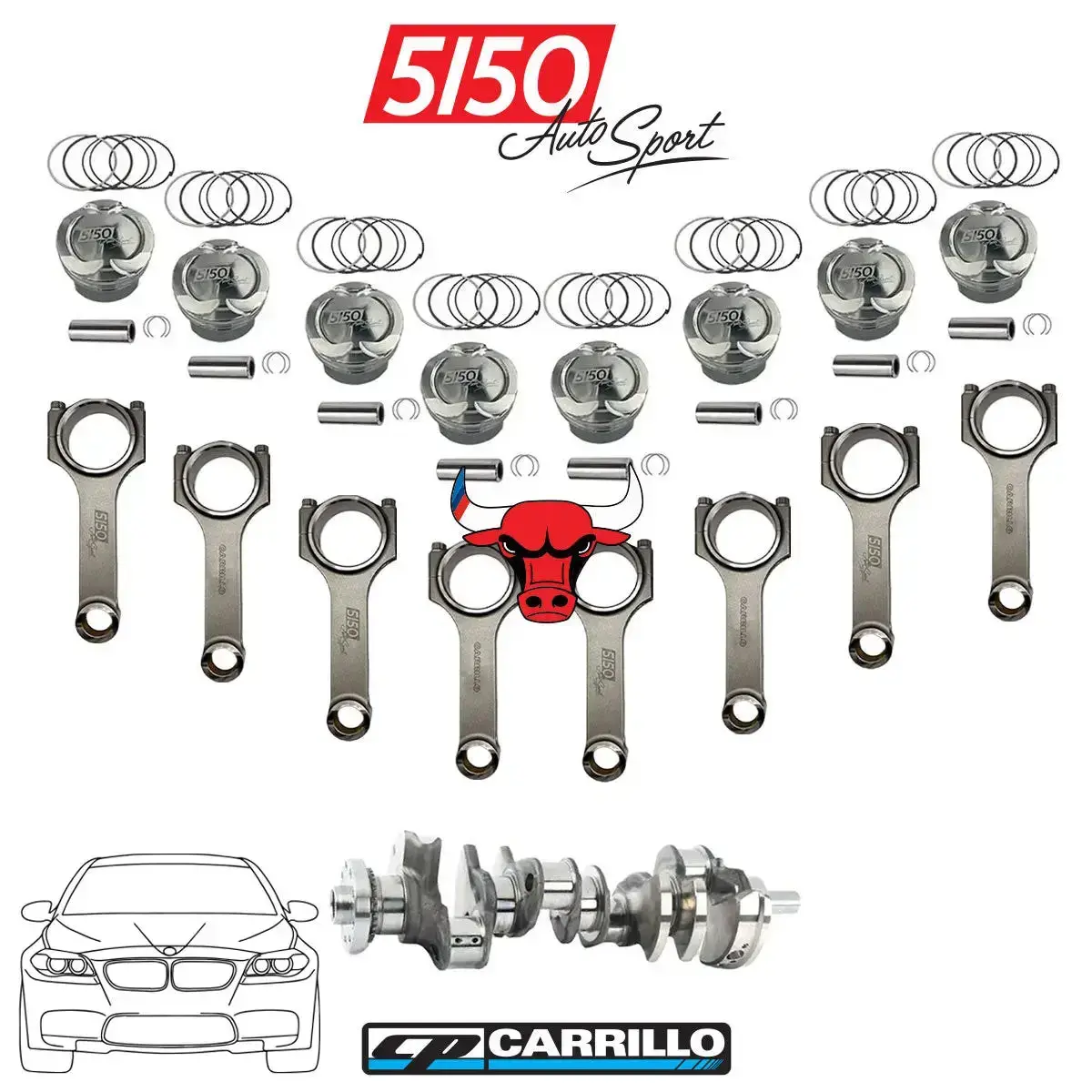 N63 4.8L Stroker Conversion Kit — Fully Forged Performance Build