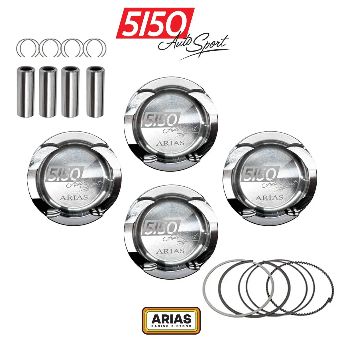 Bmw S14 Piston Set By Arias 1