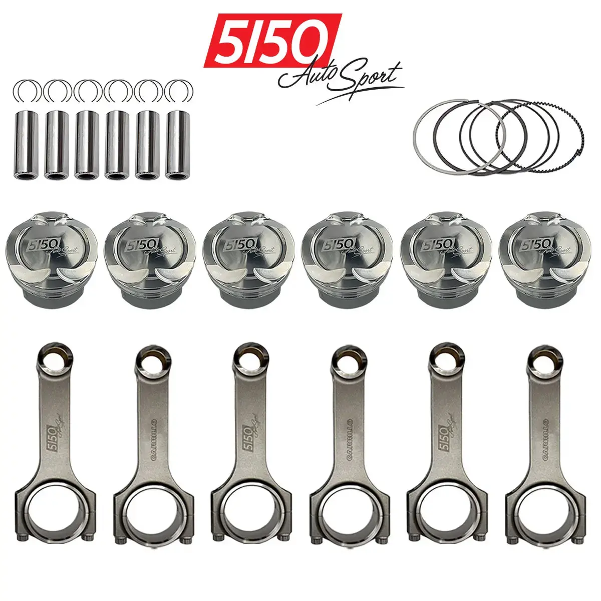 Bmw M54b30 Forged Rod & Piston Kit 1