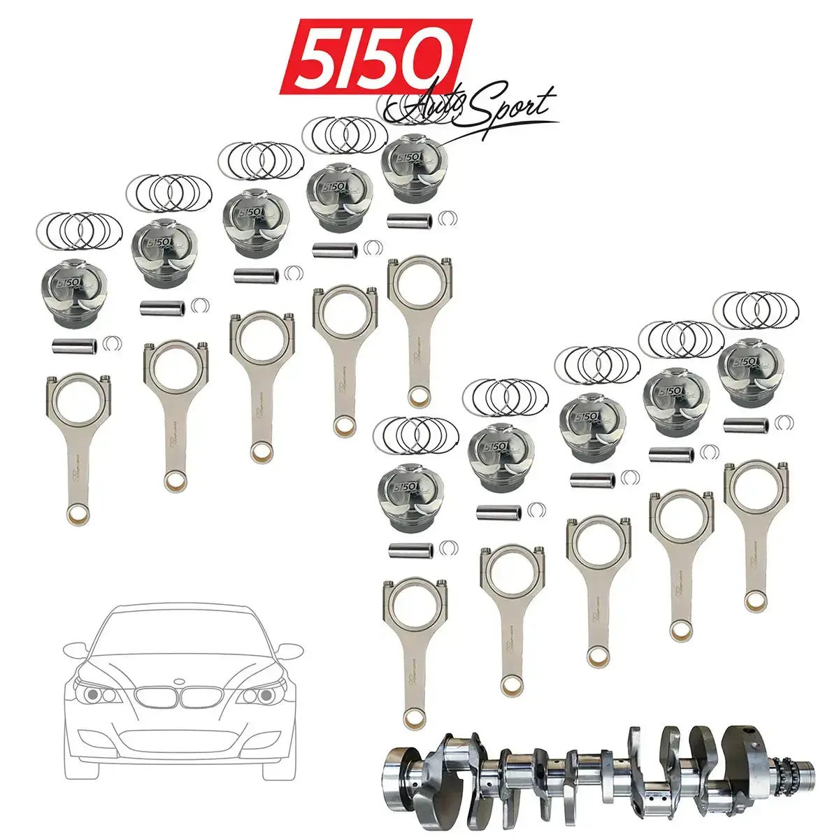 Bmw S85 Stroker Kit By 5150 Autosport 5.8L 1