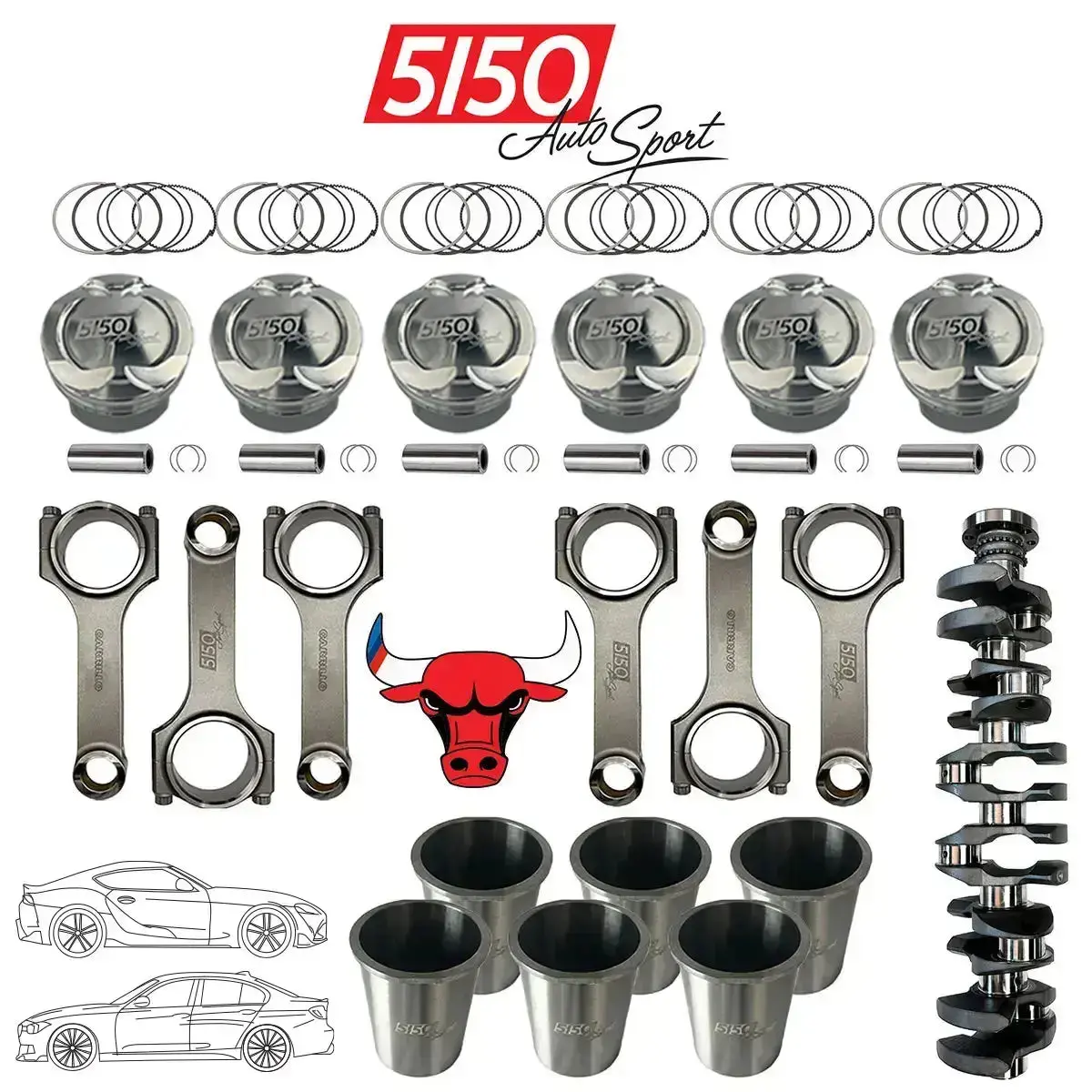 3.4L B58 Stroker Kit | 2000Hp Forged Engine Build Kit For Bmw Toyota B58 1