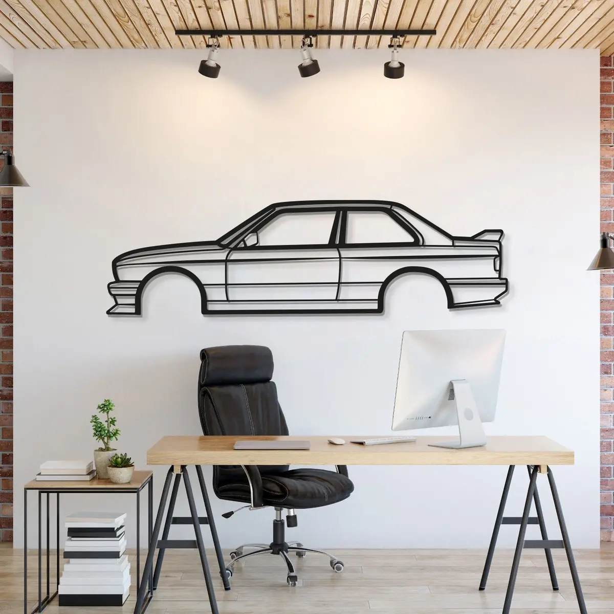 E30 M3 Metal Car Wall Art - Mt0936 1