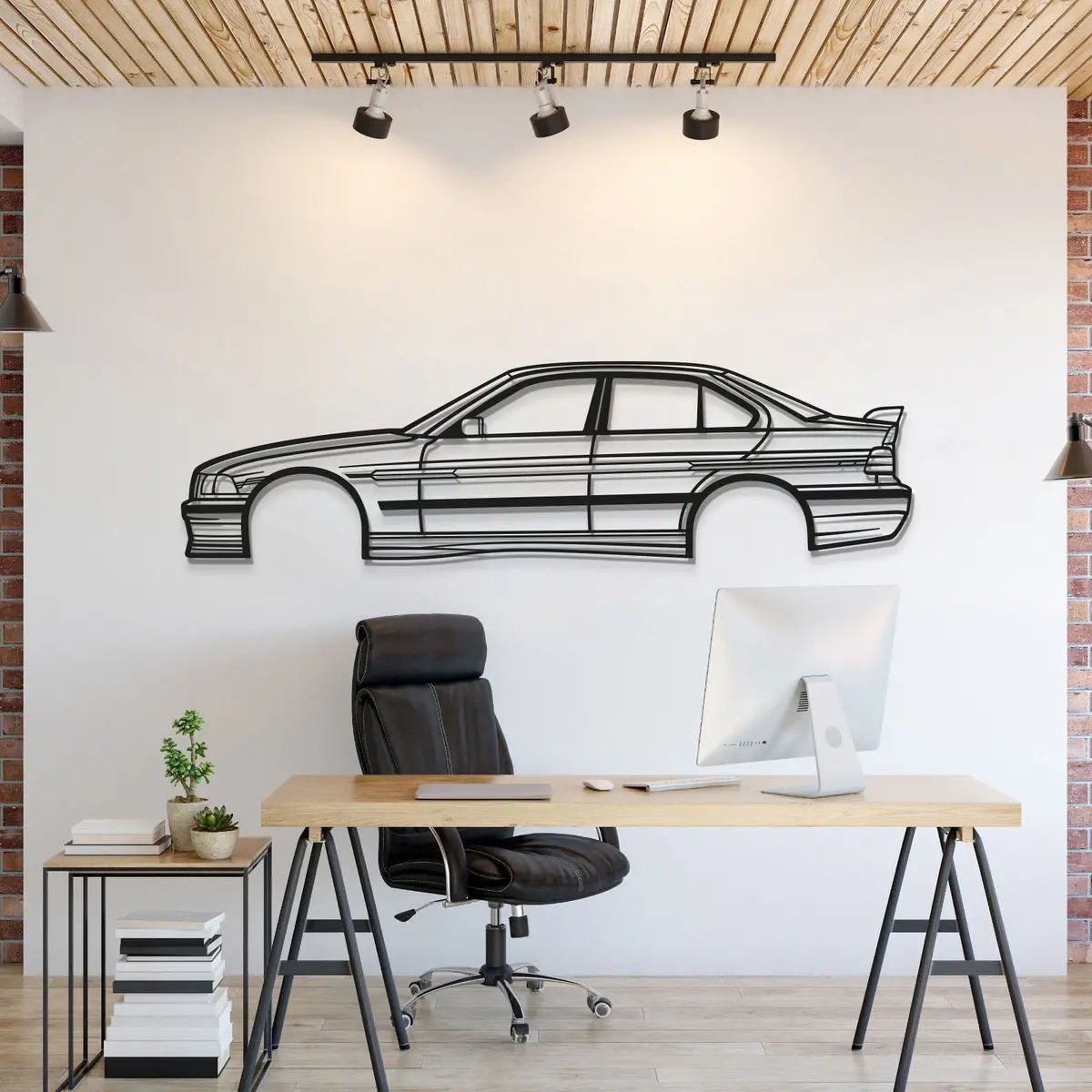 E36 Alpina Metal Car Wall Art - Mt0940 1