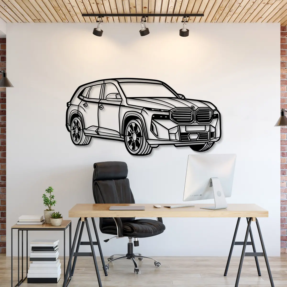 Xm 50E Perspective Metal Car Wall Art - Mt1247 1