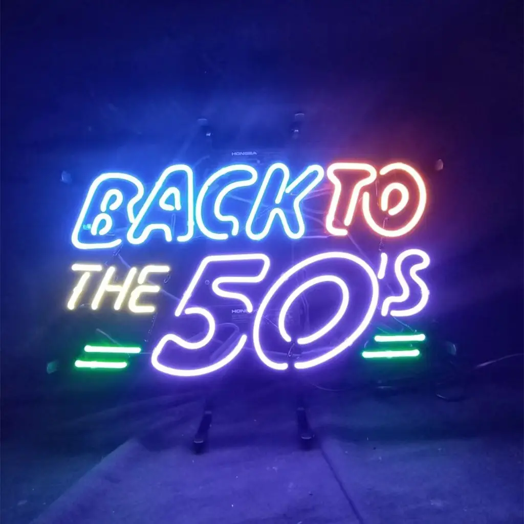 Back To The 50'S Neon Light Signs 1