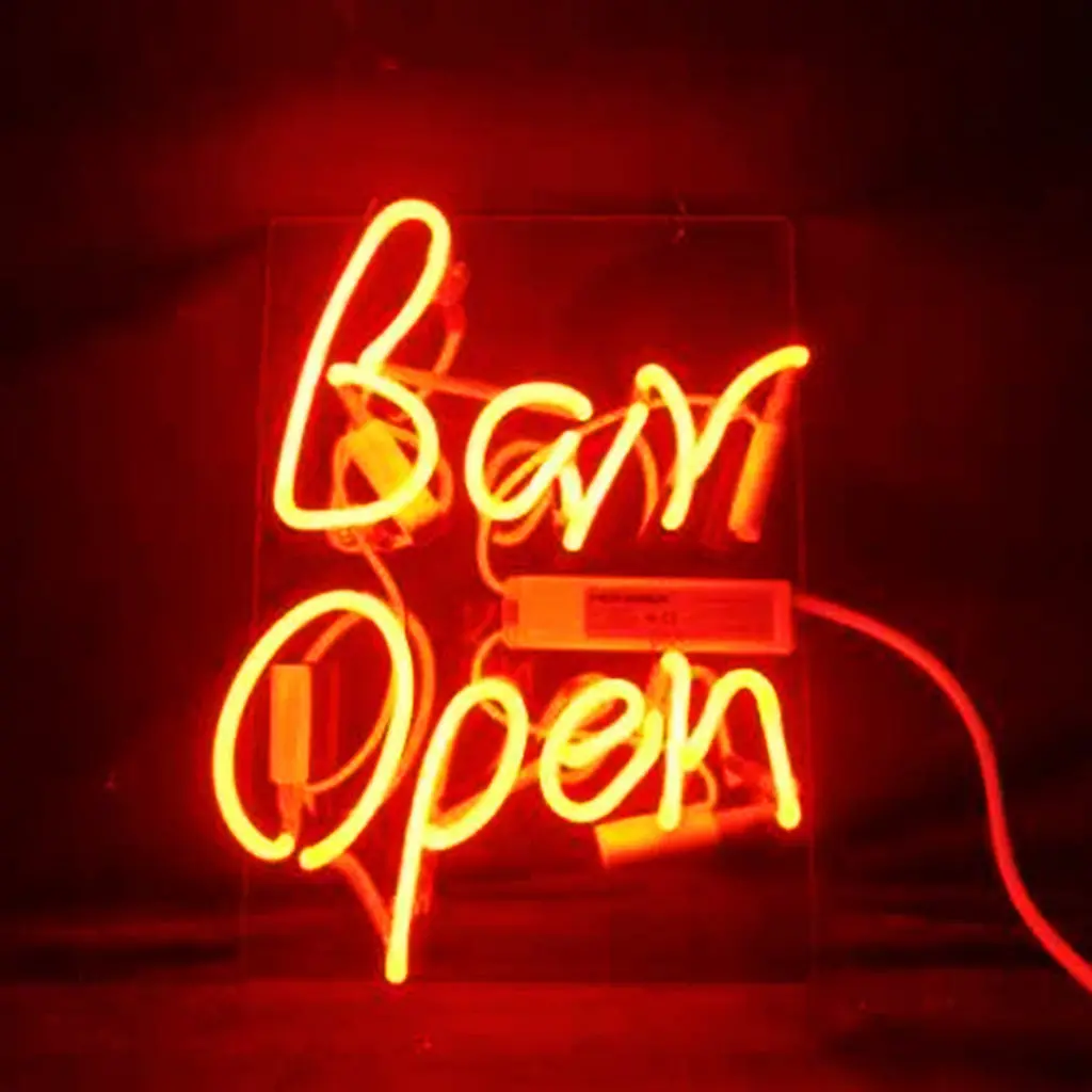 Bar Open Neon Light Sign 1