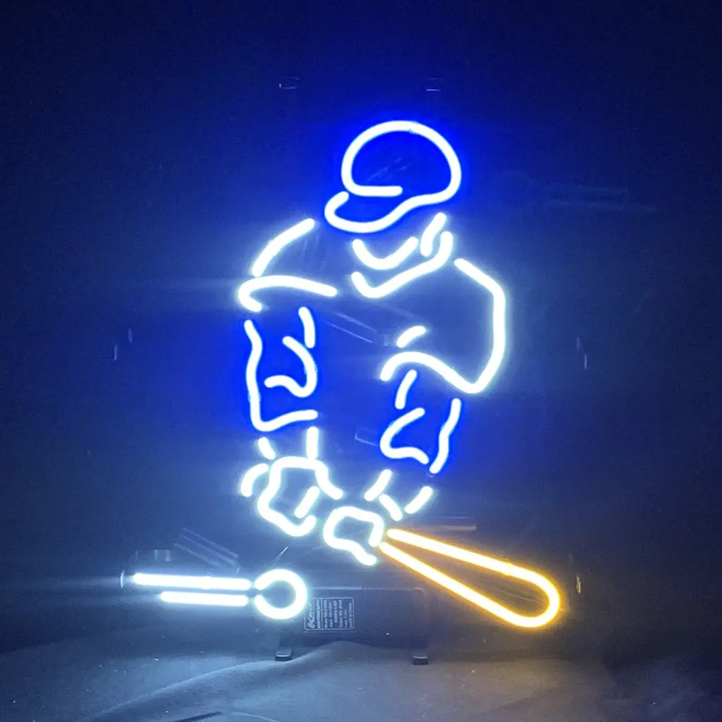 Baseball Player Neon Light Sign 1